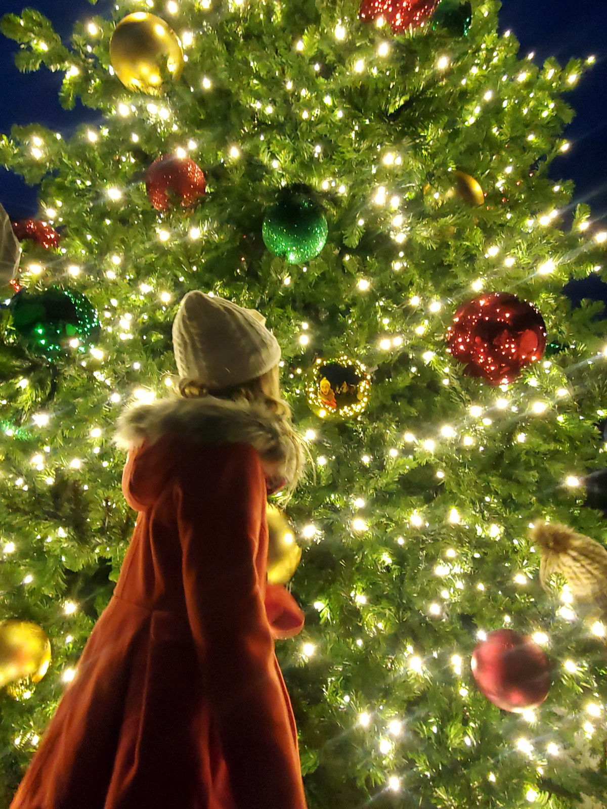 Ceily Kavan with xmas tree.jpg